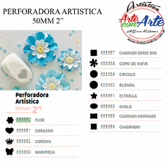 PERFORADORA ARTISTICA 50 MM 2" - 3 CUOTAS SIN INTERES - DESCUENTOS POR PAGO EFECTIVO, DEBITO Y CREDITO EN UN PAGO