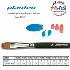 PINCEL PLANTEC PELO MARTA LEGITIMO LENGUA DE GATO SERIE 8300 No 1 - 3 CUOTAS SIN INTERES - DESCUENTOS POR PAGO EFECTIVO, DEBITO Y CREDITO EN UN PAGO