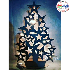 ARBOL ESTRELLAS DE 70 CM 3D C-LASER