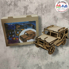 PUZLE O ROMPE CABEZAS 3D CORTE LASER JEEP - 3 CUOTAS SIN INTERES - DESCUENTOS POR PAGO EFECTIVO, DEBITO Y CREDITO EN UN PAGO - comprar online