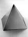 MOLDE METAL PIRAMIDE TRES LADOS 12 X 12 cm. Alt