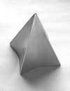 MOLDE METAL Piramide ondeada 9 x 18 cm. Alt V279