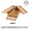 VALIJA PINTOR CAJA MULTIFUNCION MADERA 36,3 X 23,7 X 15,4 CM - AHBX-7 - 3 CUOTAS SIN INTERES - DESCUENTOS POR PAGO EFECTIVO, DEBITO Y CREDITO EN UN PAGO