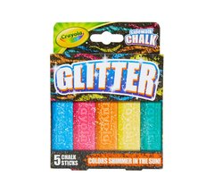 Tizas Glitter x 5 colores Crayola