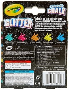 Tizas Glitter x 5 colores Crayola - comprar online