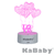 Luminária 3D KaBaby Love