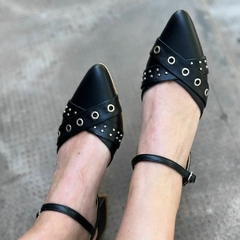 letizia negro tachas - comprar online