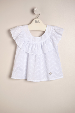 BLUSA DE BRODERIE BIANCA - comprar online