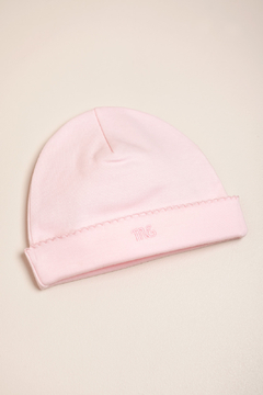 GORRO PIMA CON PICOT ROSA