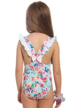 TRAJE DE BAÑO FLORES FONDO ACQUA - comprar online