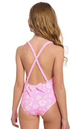 TRAJE DE BAÑO TRENZA ROSA - comprar online