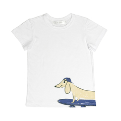 REMERA PERRITO PATINETA