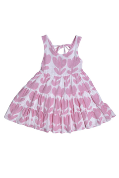 VESTIDO PARA TI TULIPANES ROSA