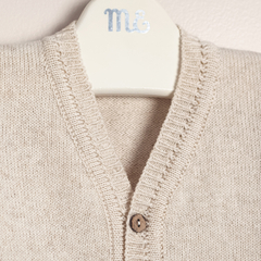 SACO TEJIDO BEIGE - comprar online