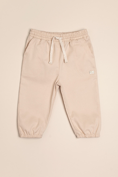 PANTALÓN LUCAS DE GABARDINA BEIGE