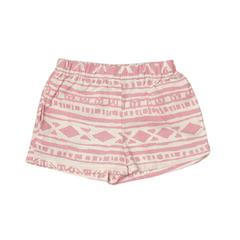 SHORT LINO AFRICANO ROSA