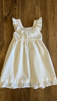 VESTIDO LINO TIZA PUNTO SMOCK