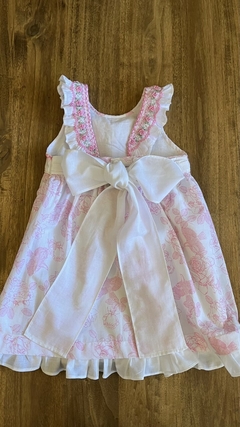 VESTIDO PUNTO SMOCK MARIPOSA ROSA - comprar online