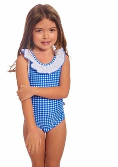 TRAJE DE BAÑO CUADRILLE AZUL