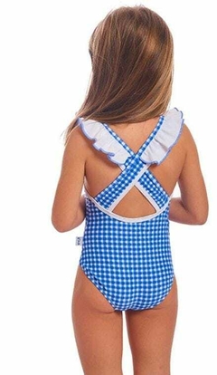 TRAJE DE BAÑO CUADRILLE AZUL - comprar online