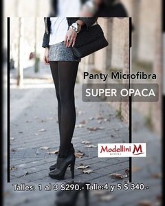 ART. 695 : PANTY LYCRA MICROFIBRA SUPER OPACA