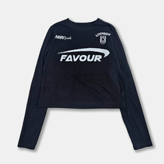 [FAVOUR] REMERA CROP M/LAGRGA EST. #1125 - BLISS