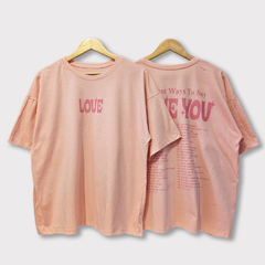 [LOVE] REMERA OVER ESTAMPADO #1331 - BLISS