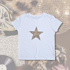 [LEOPARD STAR] REMERA ALGODON JERSEY #1337