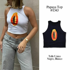 [papaya] TOP ESTAMPADO #1343