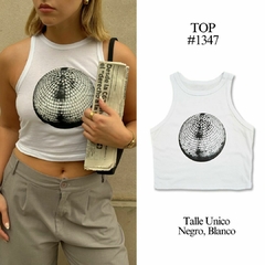 [MIRROR BALL] TOP ESTAMPADO.