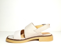 Sandalias CIRCE cuero tiza - comprar online