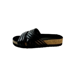 Sandalias Marilyn - cuero negro - comprar online