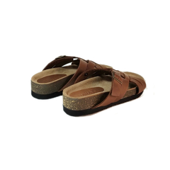 Sandalias SOL - cuero marrón - Navajo Leather Designs