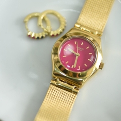 Swatch Gold & Pink