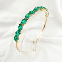 Tiara de Pedraria Green