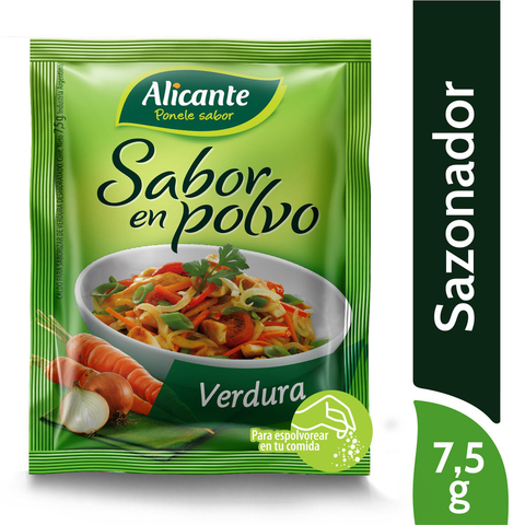 Sabor En Polvo Alicante Verdura 10 sobres x 7.5gr