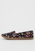 Sapato Feminino Moleca Alpargata 5287.210 Preto Floral - comprar online