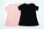 Blusa Feminina Telly Canelada Broderi 8317 Rosa/Preto