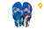 Chinelo Infantil Menino Ipanema Avengers 26160.21831 Azul - comprar online