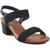 Sandália Feminina Usaflex Couro Elástico Y8204014 Preto - comprar online