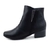 Bota Feminina Comfortflex Salto Baixo Zíper 2386302 Preto - loja online