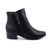 Bota Feminina Comfortflex Salto Baixo Zíper 2386302 Preto - comprar online