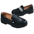 Sapato Feminino Vizzano Loafer Troca Tiras 1422.102 Preto/Branco