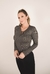 Blusa Feminina Telly Energy Jacquard 8358 Cinza M