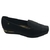 Sapato Feminino Piccadilly Anabela Baixo Quadrado 147308 Preto - comprar online