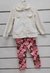 Conjunto Infantil Angerô 27115 Rosa/Vermelho/Branco na internet