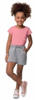 Shorts Infantil Menina Angerô 22074 Cinza