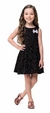 Vestido Juvenil Menina Angerô 27187 Preto