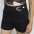 Shorts Feminino Sago Pargo Preto/Creme