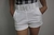 Shorts Feminino Violeta Branco/Preto/Rose